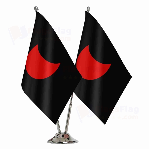 Porcay 2 Table Flags