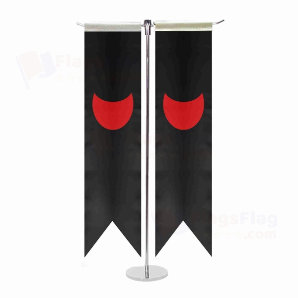 Porcay T Table Flags