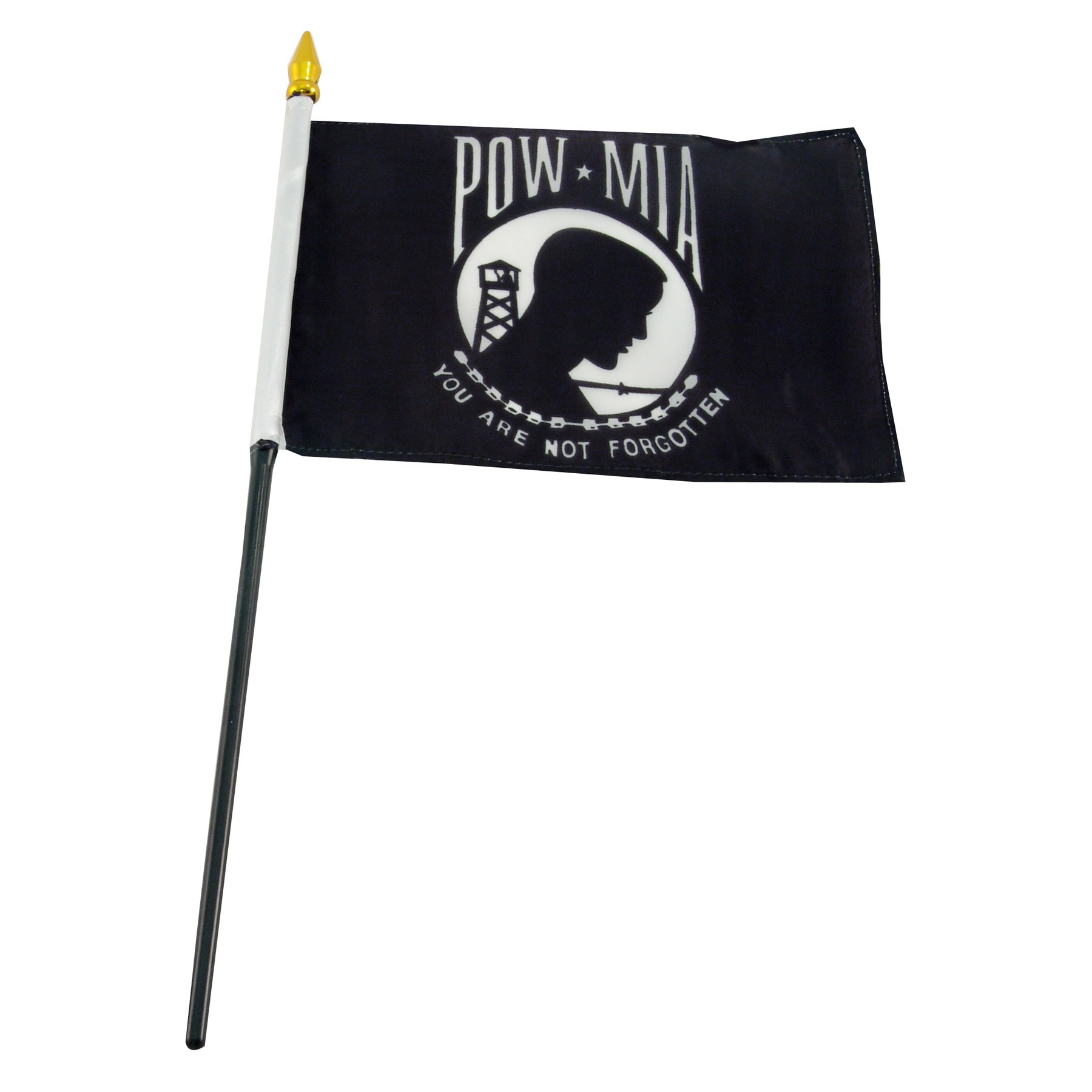POW MIA flag 4 x 6 inch