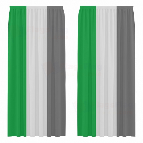 Pride of Nudity Digital Printed Curtains