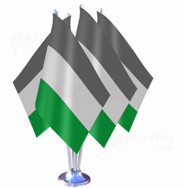 Pride of Nudity Quadruple Table Flag