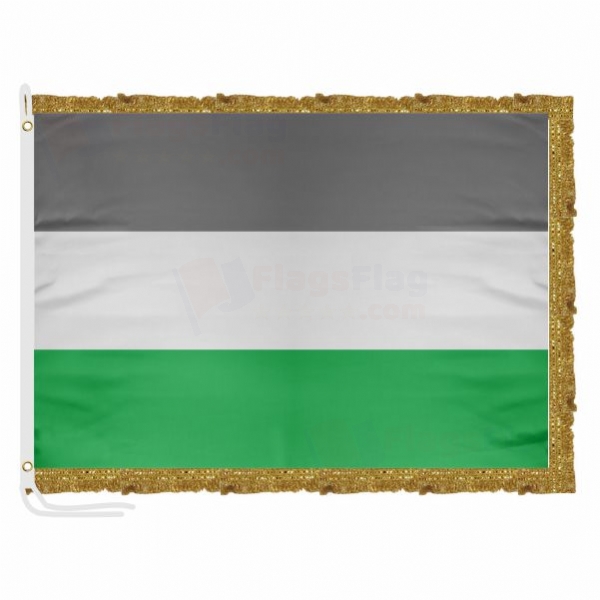 Pride of Nudity Satin Office Flag