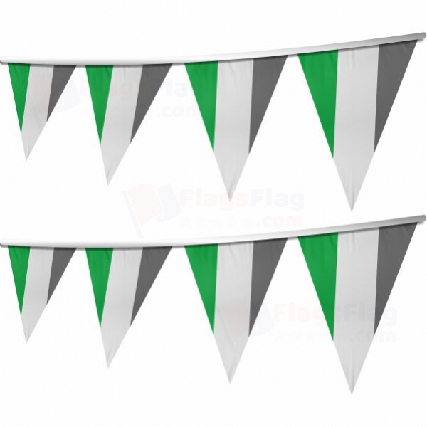 Pride of Nudity Stringed Triangle Flag