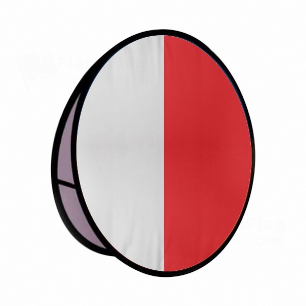 Province Of Kurhessen Round Cloth Banner Display Stands