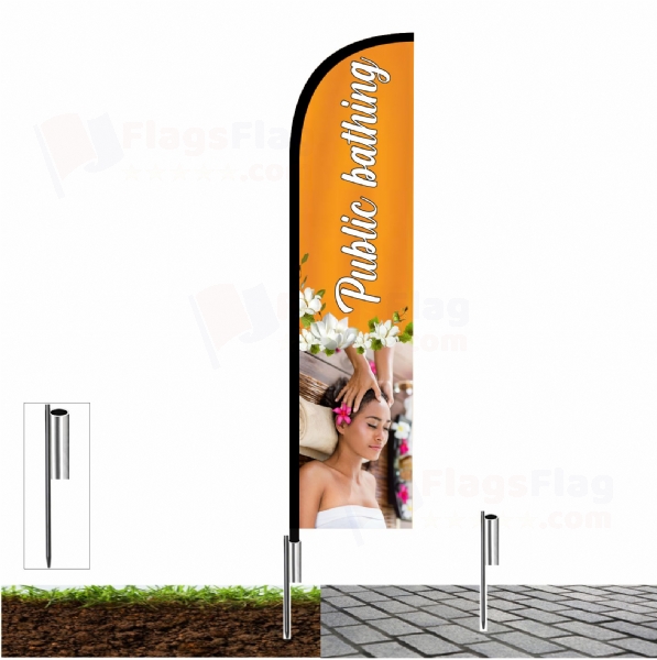 Public Bathing Beach Flag