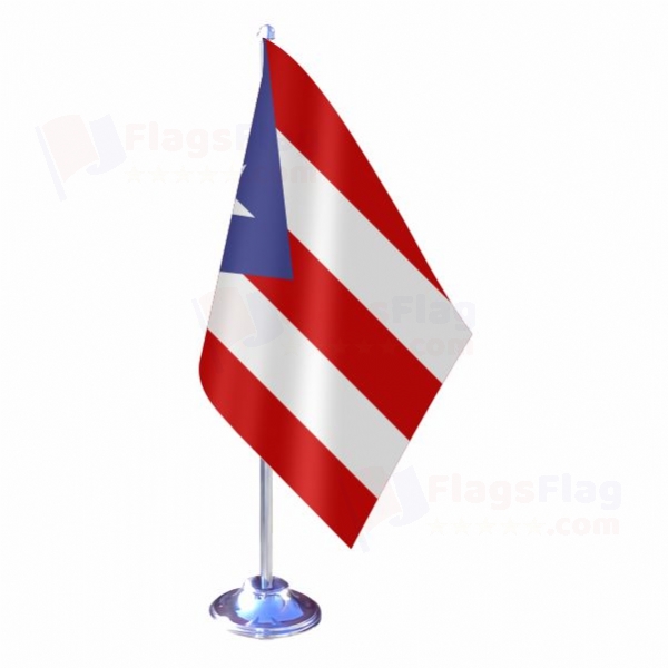 Puerto Rico Single Table Flag