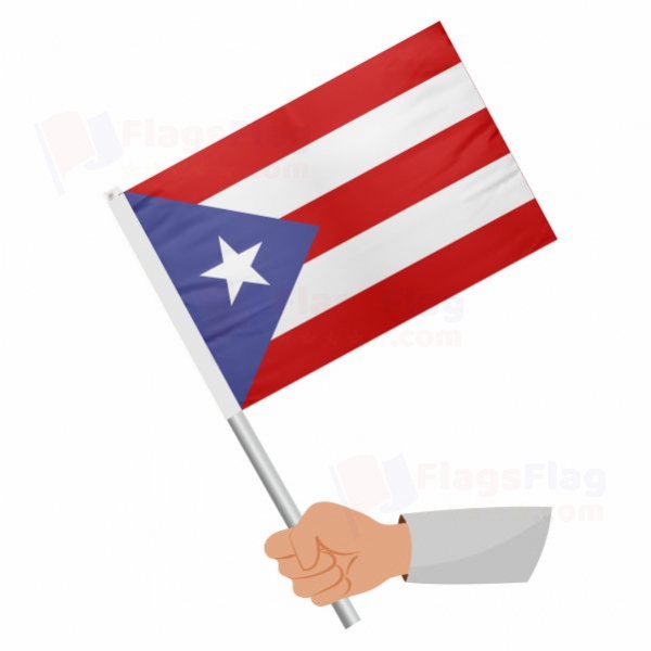 Puerto Rico Stick Flag