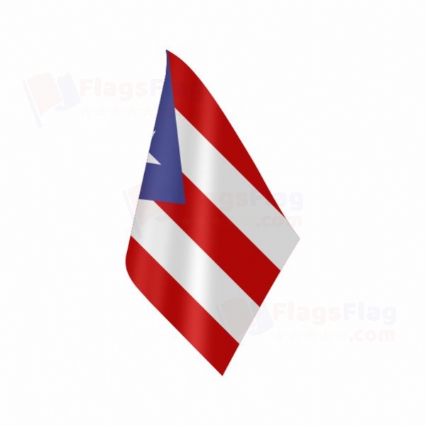 Puerto Rico Table Flag