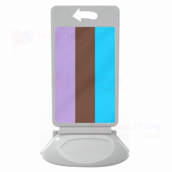 Rainbow Androsexual Plastic Pontoon