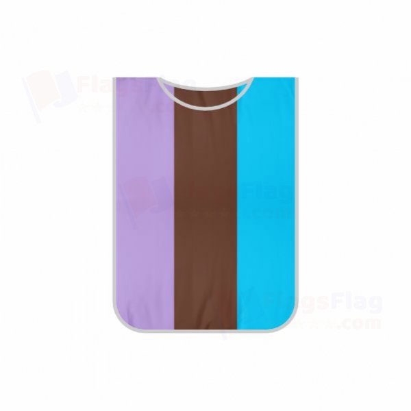 Rainbow Androsexual Single Use Strike Apron