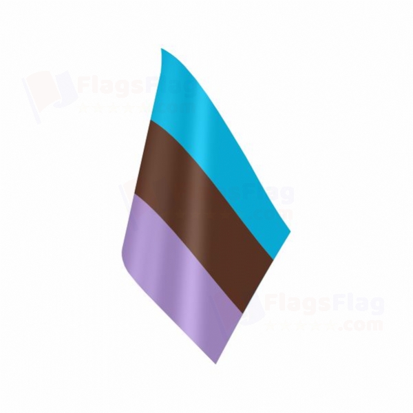 Rainbow Androsexual Table Flag