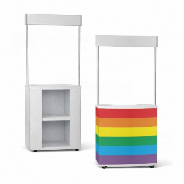 Rainbow Gay Pride Square Promotion Stand