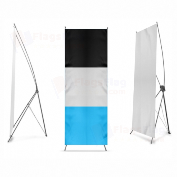 Rainbow Mascic Digital Print X Banner