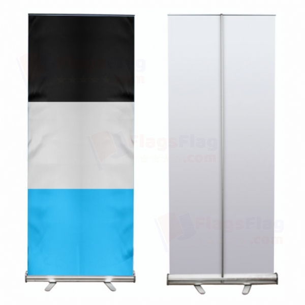 Rainbow Mascic Roll Up Banner