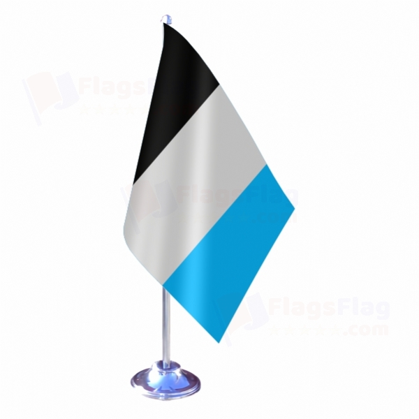 Rainbow Mascic Single Table Flag