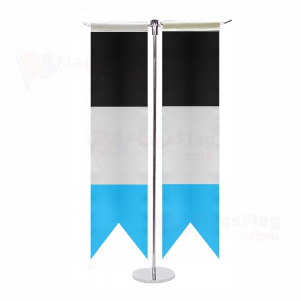 Rainbow Mascic T Table Flag