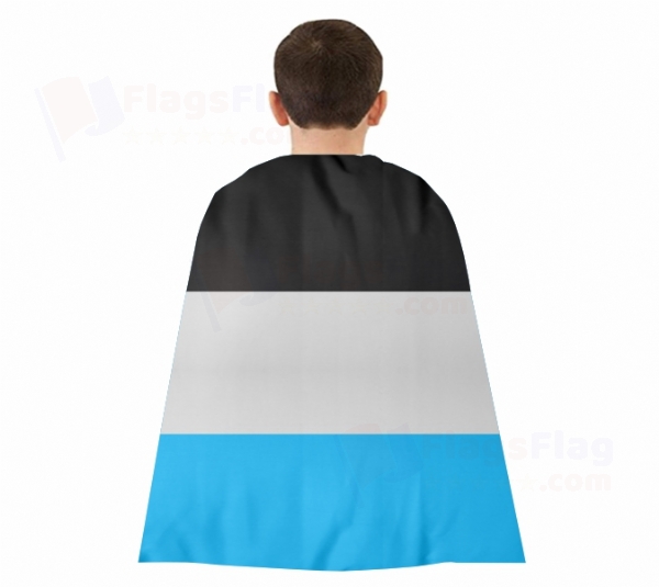 Rainbow Mascic Woven Fabric Cloak Digital Printing
