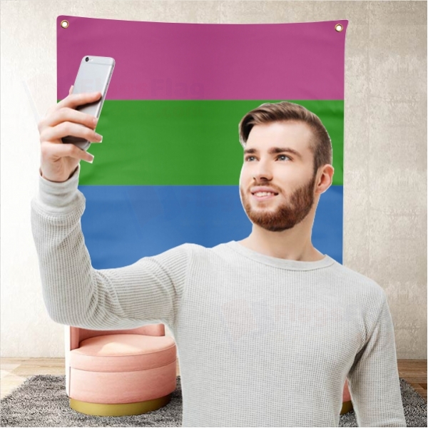 Rainbow Polysexuality Background Selfie Shooting Landscapes