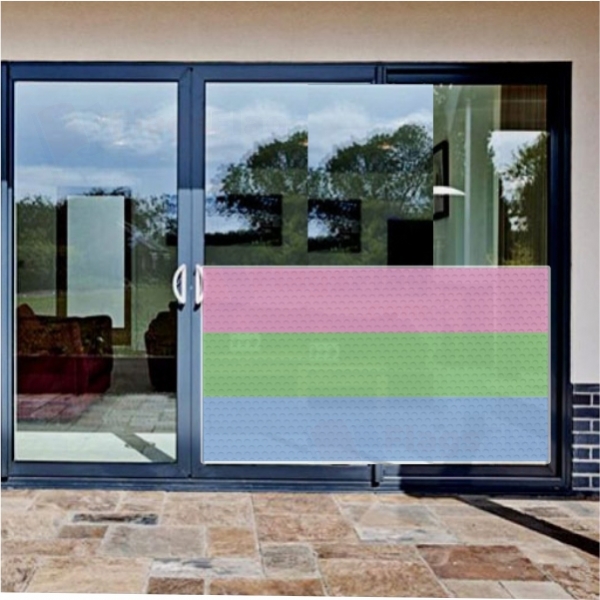 Rainbow Polysexuality Glass Film Rainbow Polysexuality One Way Vision Printing