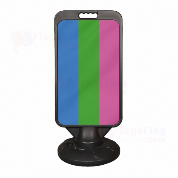 Rainbow Polysexuality Plastic Advertising Pontoon