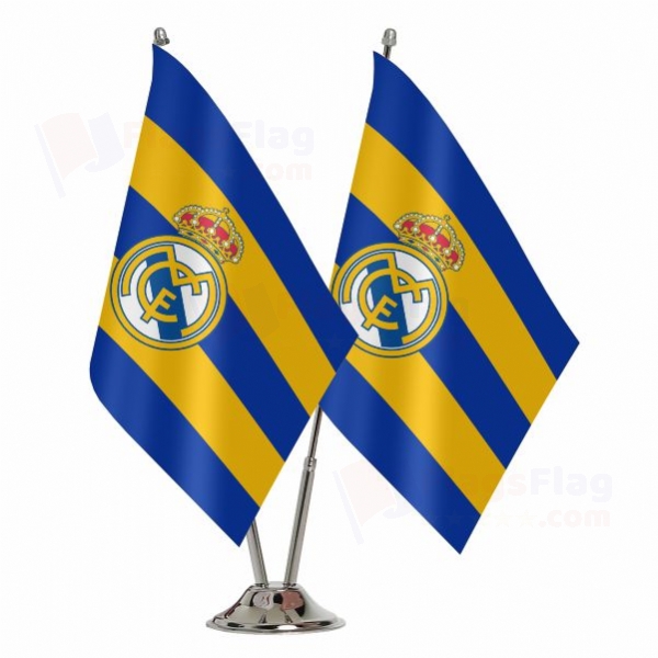 Real Madrid CF Binary Table Flag