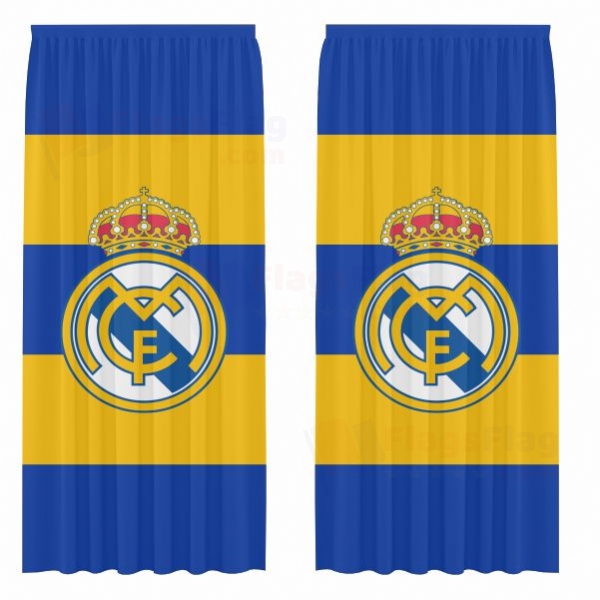 Real Madrid CF Digital Printed Curtains