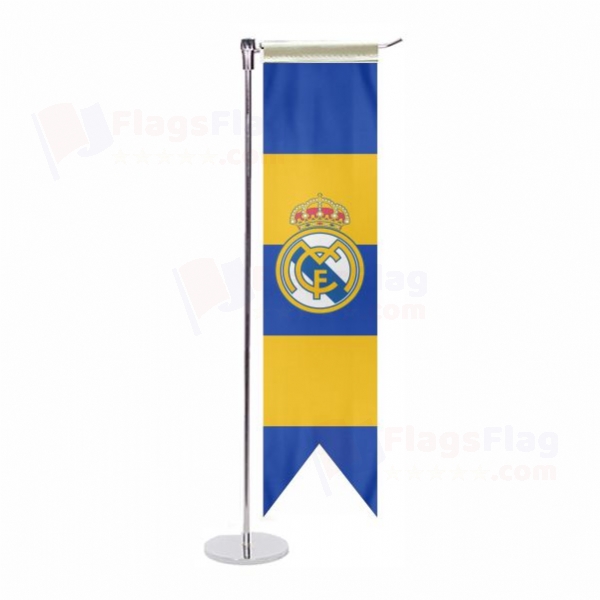 Real Madrid CF L Table Flag