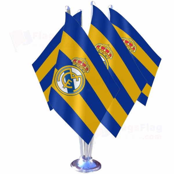 Real Madrid CF Quadruple Table Flag