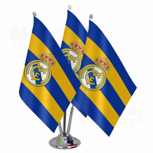 Real Madrid CF Triple Table Flag