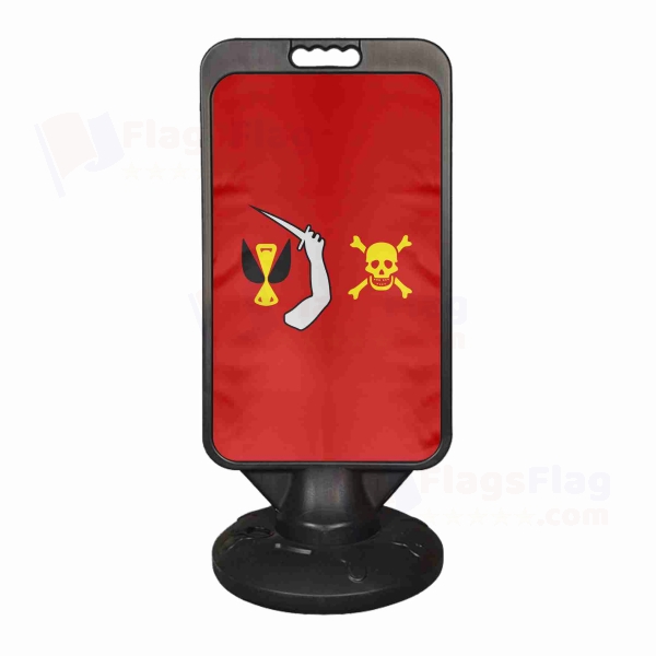 Red Christopher Moody Plastic Advertising Pontoon