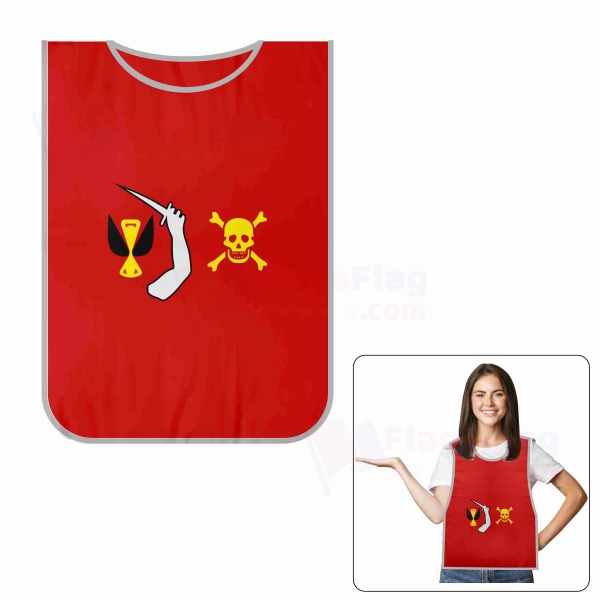 Red Christopher Moody Single Use Strike Apron