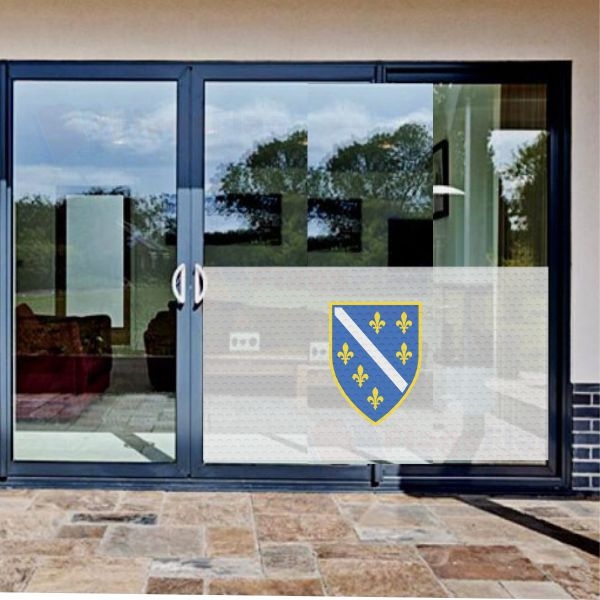 Republic of Bosnia and Herzegovina Glass Film Republic of Bosnia and Herzegovina One Way Vision Printing