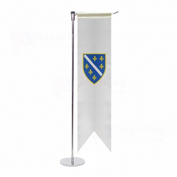 Republic of Bosnia and Herzegovina L Table Flag