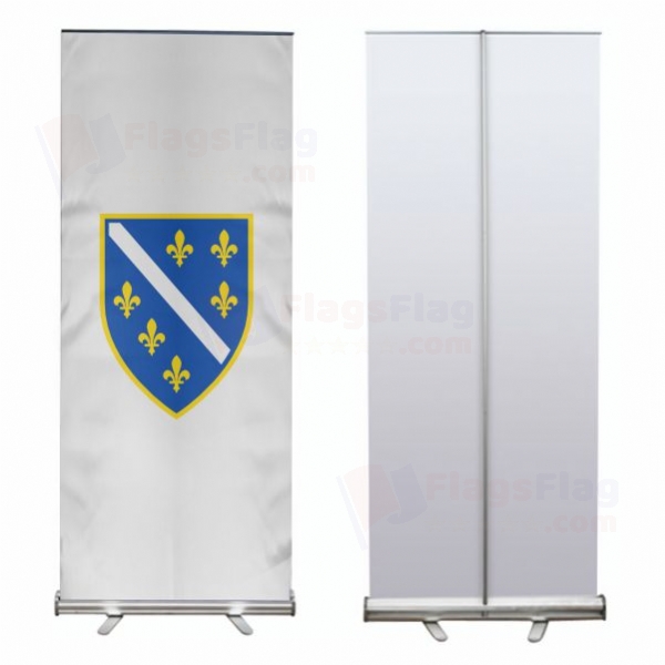 Republic of Bosnia and Herzegovina Roll Up Banner