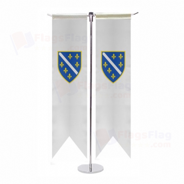 Republic of Bosnia and Herzegovina T Table Flag