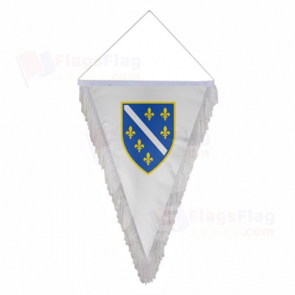 Republic of Bosnia and Herzegovina Triangle Fringed Streamers