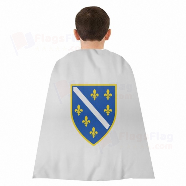 Republic of Bosnia and Herzegovina Woven Fabric Cloak Digital Printing
