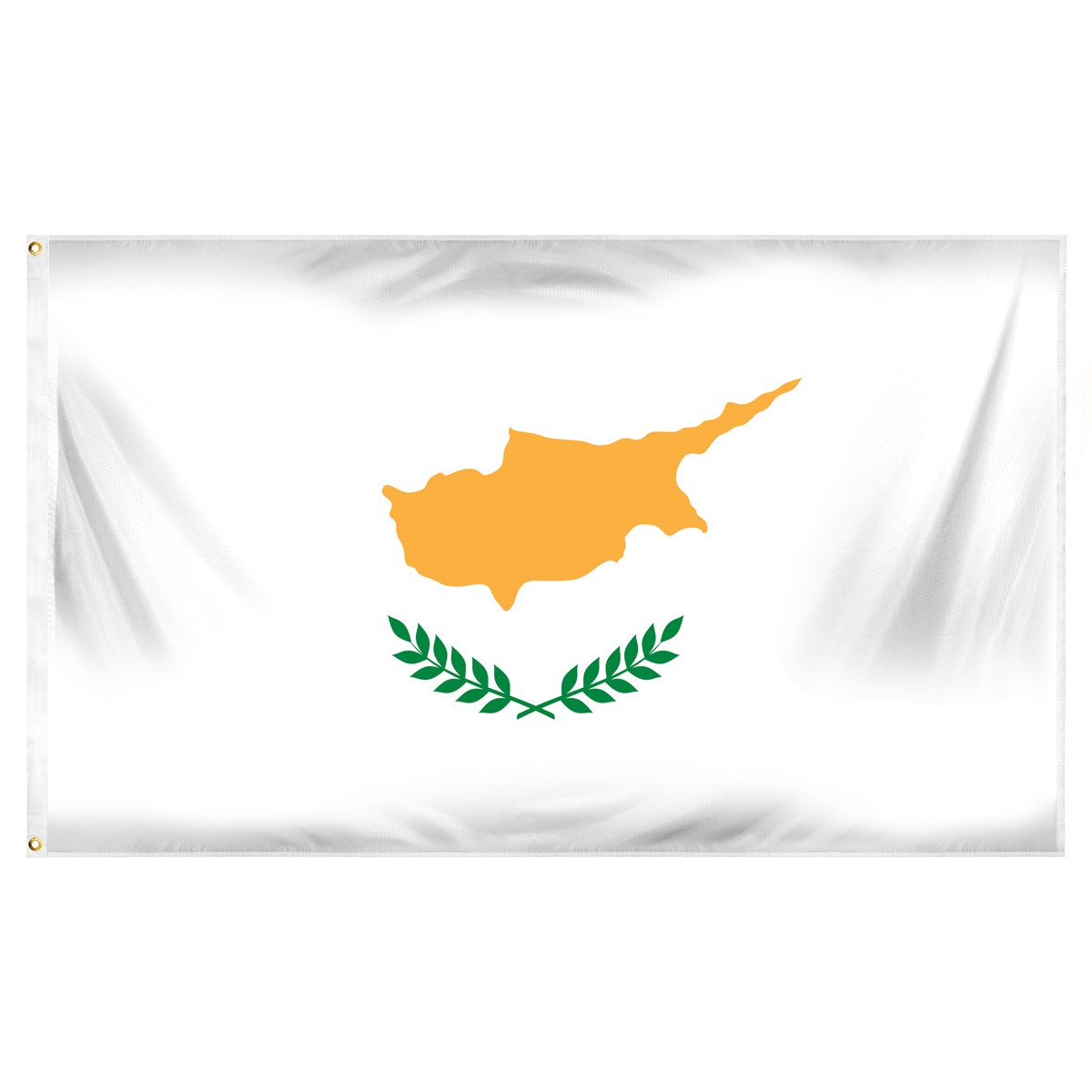 Republic of Cyprus Horizontal Streamers and Flags