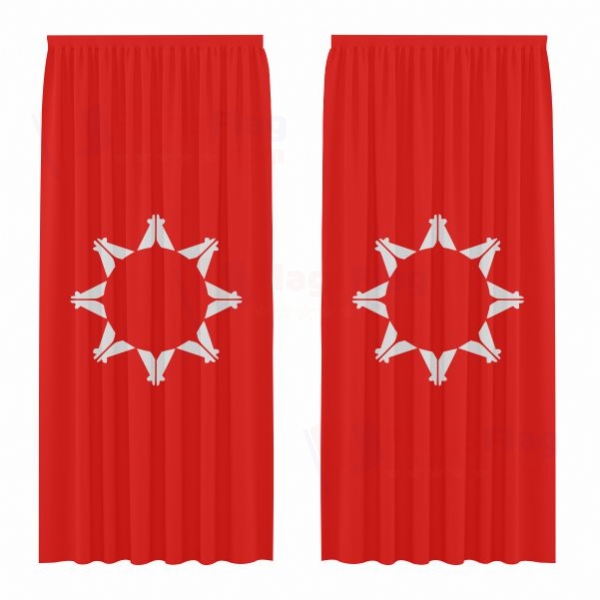 Republic of Lakotah proposal Digital Printed Curtains