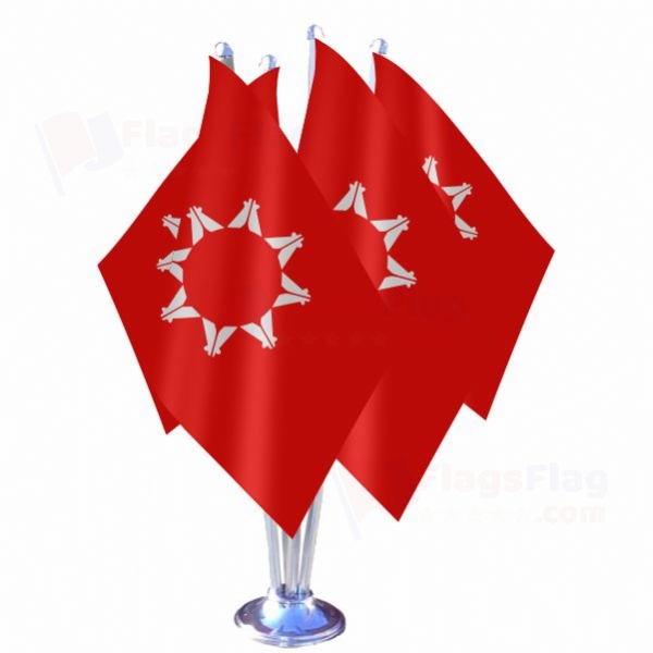 Republic of Lakotah proposal Quadruple Table Flag