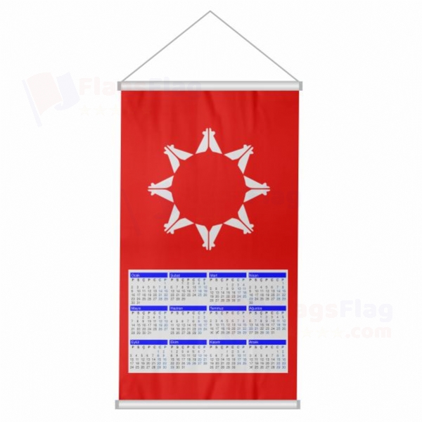 Republic of Lakotah proposal Woven Fabric Digital Printing Calendar