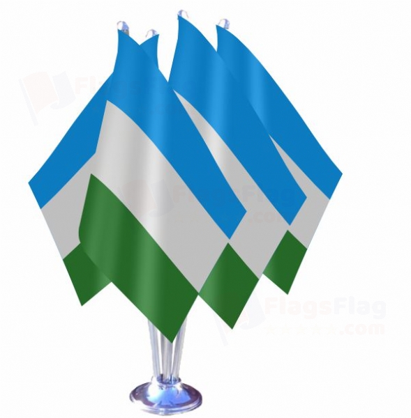 Republic of Molososia Quadruple Table Flag