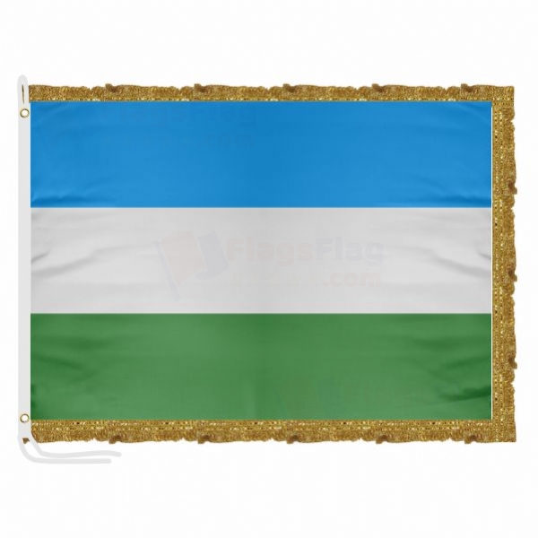Republic of Molososia Satin Office Flag