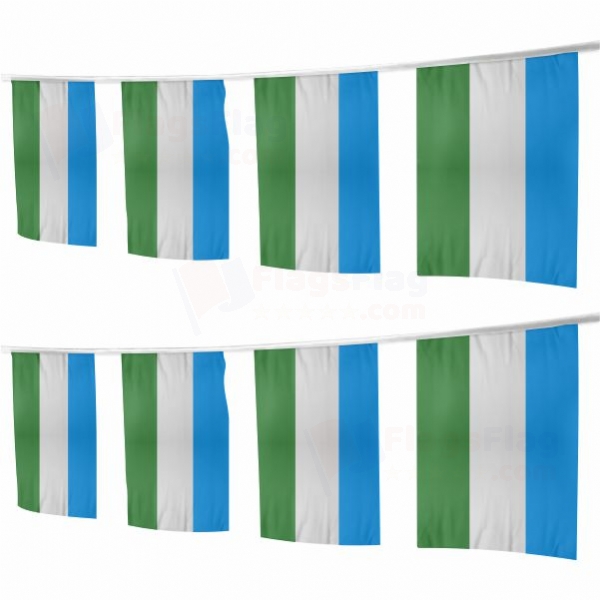 Republic of Molososia Square String Flags