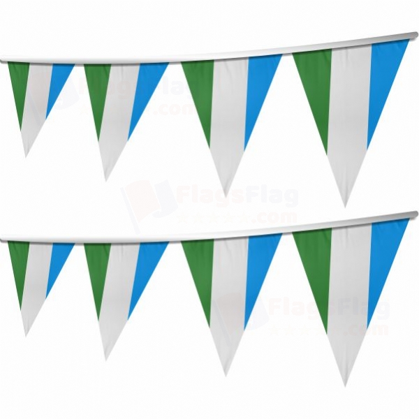 Republic of Molososia Stringed Triangle Flag