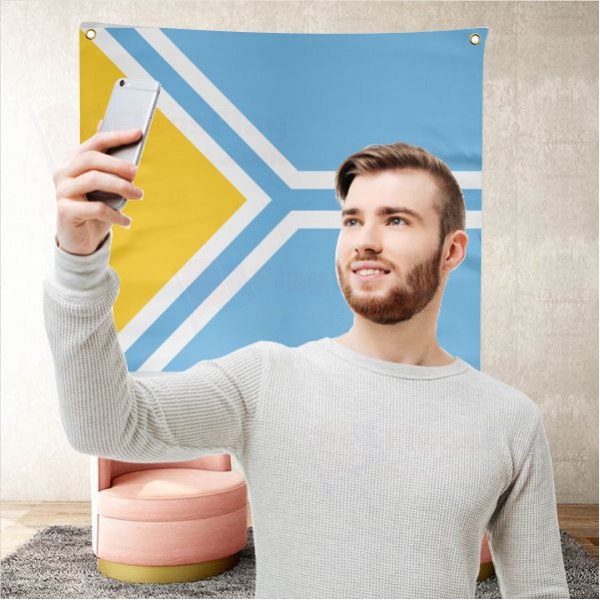 Republic of Tuva Background Selfie Shooting Landscapes