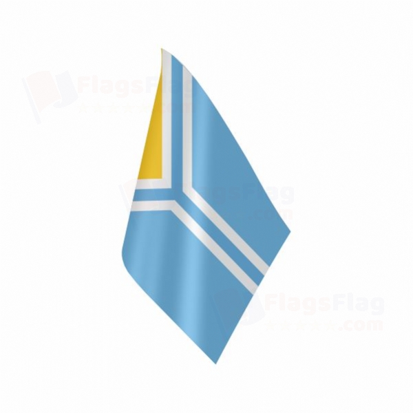 Republic of Tuva Table Flag