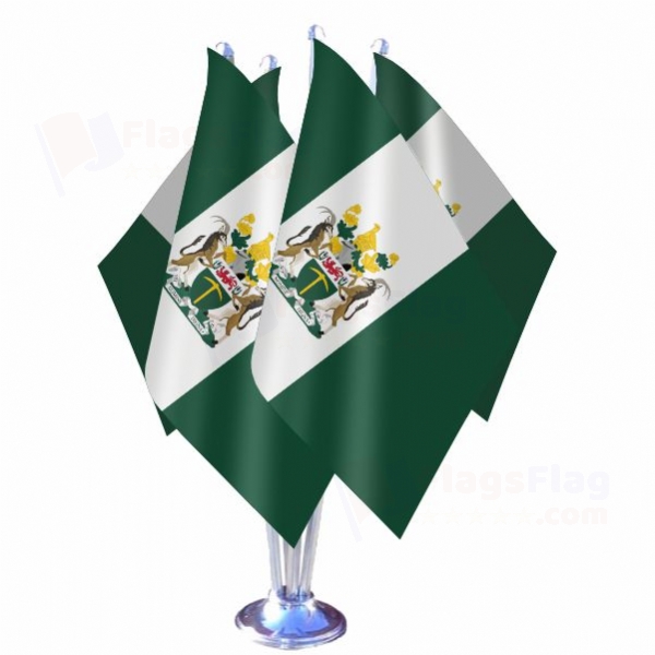Rhodesia Quadruple Table Flag