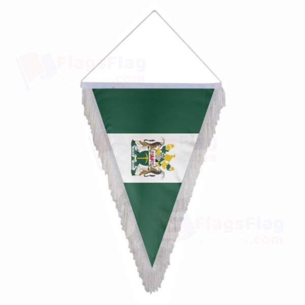 Rhodesia Triangle Fringed Streamers