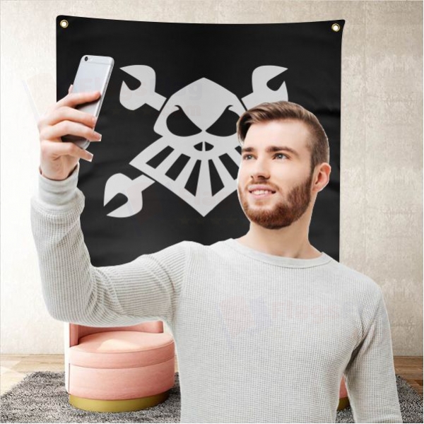 Robot Pirate Background Selfie Shooting Landscapes
